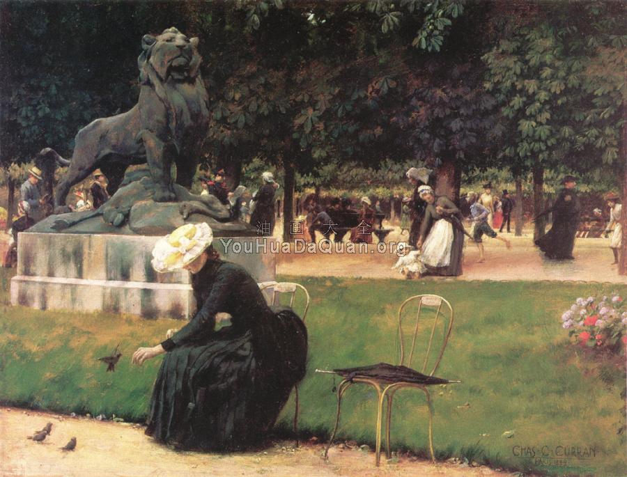 In the Luxembourg Garden - 查尔斯·考特尼·柯伦